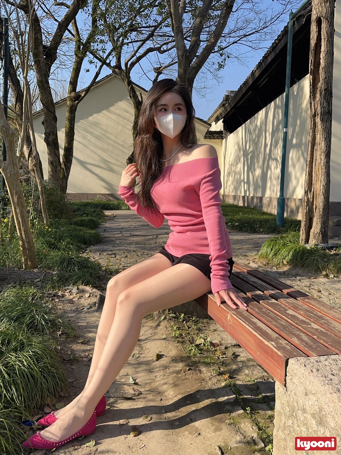芝岚 粉红系肉丝高跟
