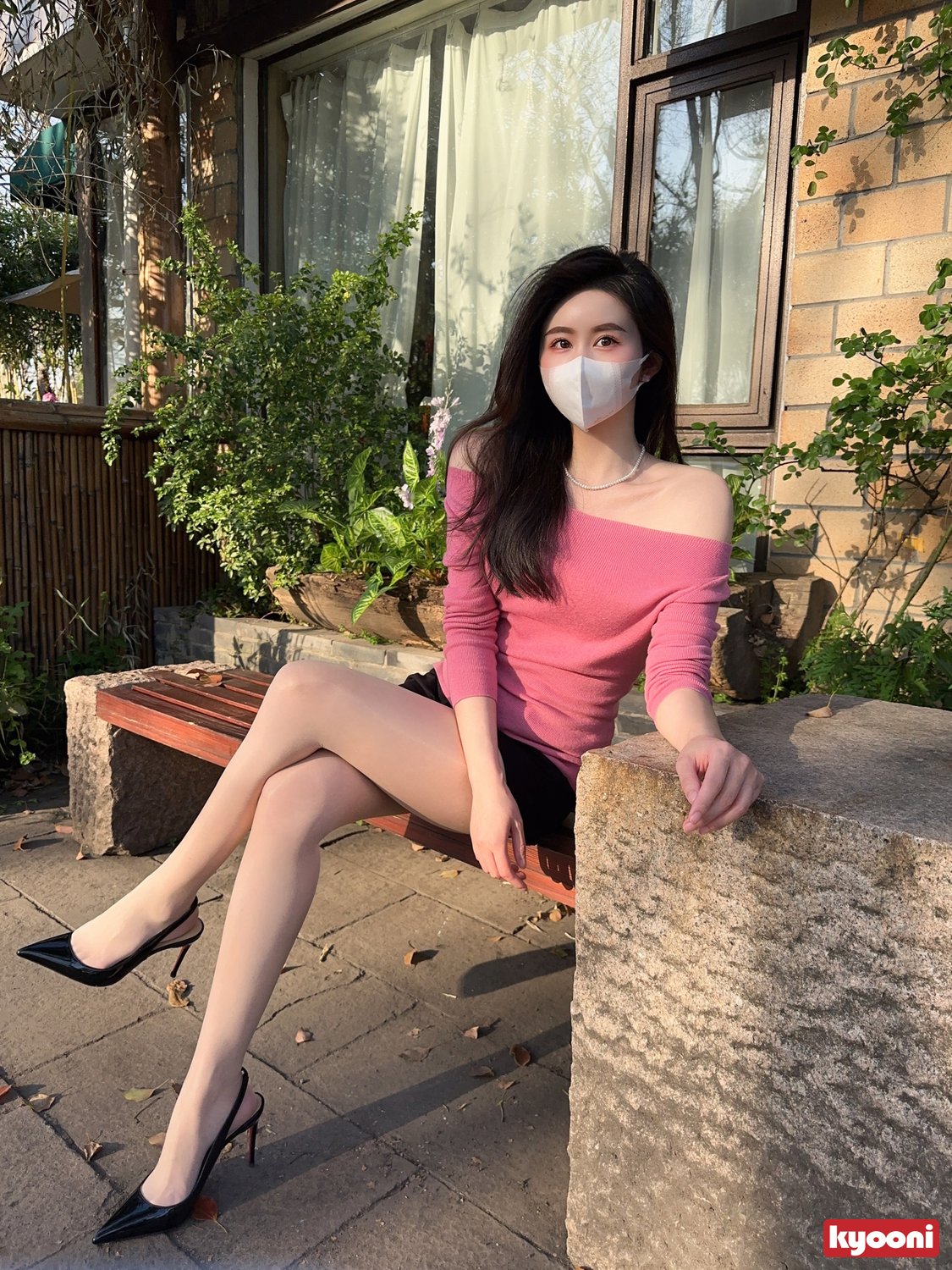 芝岚 粉红系肉丝高跟